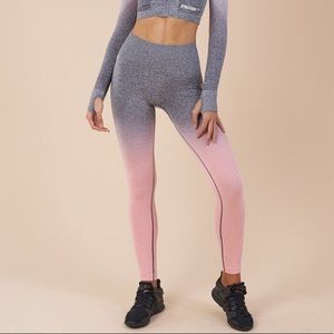 Gymshark ombré seamless leggings size large